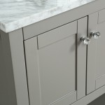 Virta 60 Inch Sirena Floor Mount Double Sink Vanity