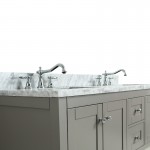 Virta 60 Inch Sirena Floor Mount Double Sink Vanity