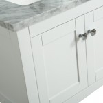 Virta 60 Inch Sirena Floor Mount Double Sink Vanity