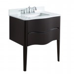 Virta 30 Inch Princess Wall Mount Single Sink Vanity