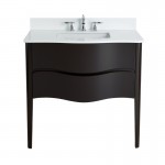 Virta 36 Inch Princess Wall Mount Single Sink Vanity