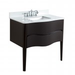 Virta 36 Inch Princess Wall Mount Single Sink Vanity