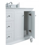 Virta 36 Inch Yasmine Floor Mount Single Sink Vanity - With Left Hand Drawers