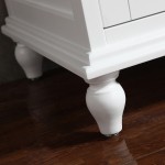 Virta 24 Inch YASMINE Solid Wood Floor Mount Vanity