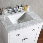 Virta 30 Inch YASMINE Solid Wood Floor Mount Vanity