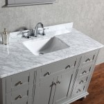 Virta 48 Inch YASMINE Solid Wood Floor Mount Vanity