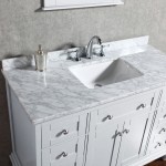 Virta 48 Inch YASMINE Solid Wood Floor Mount Vanity