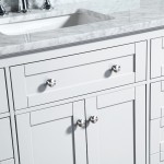 Virta 48 Inch YASMINE Solid Wood Floor Mount Vanity