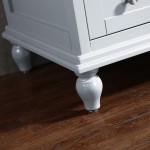 Virta 48 Inch YASMINE Solid Wood Floor Mount Vanity