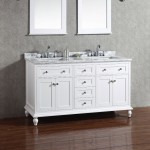 Virta 60 Inch YASMINE Solid Wood Floor Mount Vanity