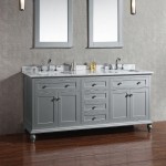 Virta 72 Inch YASMINE Solid Wood Floor Mount Vanity