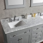 Virta 72 Inch YASMINE Solid Wood Floor Mount Vanity