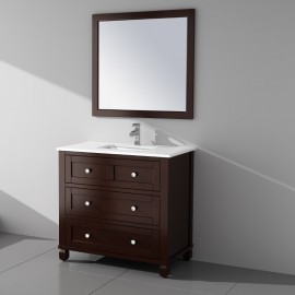 Virta 36 Inch Hampton Floor Mount Single Sink Vanity