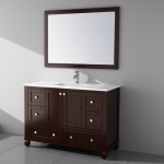 Virta 48 Inch HAMPTON Solid Wood Floor Mount Vanity