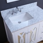 Virta 36 Inch Romance Floor Mount Single Sink Vanity - With Right Hand Drawers