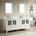 Virta 60 Inch Romance Floor Mount Double Sink Vanity