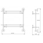 Virta DAPHNE Double Glass Shelf