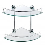 Virta DAPHNE Double Corner Glass Shelf