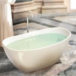 Virta Alegro Free Standing Stone Bathtub at Kolani