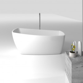 Virta Casablanca Freestanding Acrylic 63" Bathtub