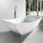 Virta Viola Freestanding Stone Bathtub