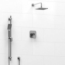 Riobel Equinox KIT323EQ Type TP thermostaticpressure balance 0.5 coaxial 2-way system with hand shower and shower head