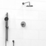 Riobel Paradox KIT323PXTM Type TP thermostaticpressure balance 0.5 coaxial 2-way system with hand shower and shower head