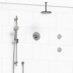 Riobel KIT3545ATOP Type TP thermostaticpressure balance 0.5 coaxial 3-way system with hand shower rail shower head and spout