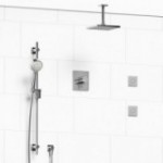 Riobel Pallace KIT3545PATQ Type TP thermostaticpressure balance 0.5 coaxial 3-way system with hand shower rail shower head and s