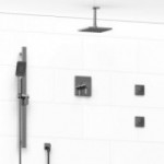 Riobel Profile KIT3545PFTQ Type TP thermostaticpressure balance 0.5 coaxial 3-way system with hand shower rail shower head and s