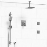 Riobel Zendo KIT3545ZOTQ Type TP thermostaticpressure balance 0.5 coaxial 3-way system with hand shower rail shower head and spo