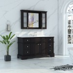 Virta 60 Inch Charm Floor Mount Single Sink Vanity