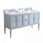 CLEARANCE Virta 60 Inch Grace Floor Mount Double Sink Vanity