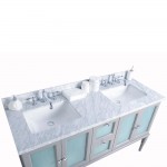 CLEARANCE Virta 60 Inch Grace Floor Mount Double Sink Vanity