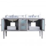 CLEARANCE Virta 72 Inch Grace Floor Mount Double Sink Vanity