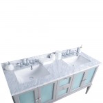 CLEARANCE Virta 72 Inch Grace Floor Mount Double Sink Vanity