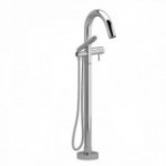 Riobel Riu RU39 2-way Type T thermostatic coaxial floor-mount tub filler with hand shower