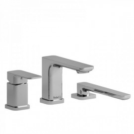 Riobel Equinox TEQ16 3-piece Type P pressure balance deck-mount tub filler with hand shower trim