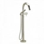 Riobel Riu TRU39 2-way Type T thermostatic coaxial floor-mount tub filler with hand shower