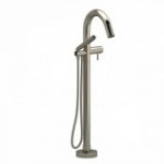 Riobel Sylla TSY39 2-way Type T thermostatic coaxial floor-mount tub filler with hand shower