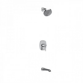 Riobel Venty KIT4744VY Type T/P 1/2 inch coaxial 2-way no share with shower head and tub spout