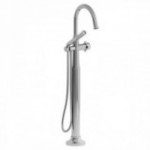 Riobel Momenti MMRD39X 2-way Type T (thermostatic) coaxial floor-mount tub filler with hand shower