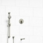 Riobel Sylla KIT1244SYTM 1/2 inch 2-way Type T/P coaxial system with spout and hand shower rail