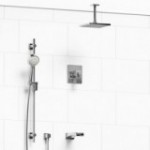 Riobel Zendo KIT1345ZOTQ Type TP thermostaticpressure balance 0.5 coaxial 3-way system with hand shower rail shower head and spo