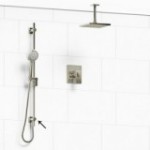 Riobel Zendo KIT6323ZOTQ Type TP thermostaticpressure balance 0.5 coaxial 2-way system hand shower rail with built-in elbow supp