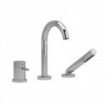 Riobel Riu RU19 2-way 3-piece Type T thermostatic coaxial deck-mount tub filler with hand shower