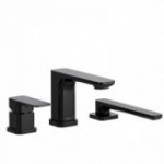 Riobel Equinox TEQ10 3-piece deck-mount tub filler with hand shower trim