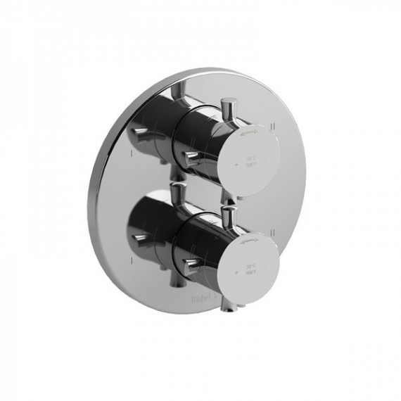 Riobel Edge EDTM88 4-way no share Type T/P (thermostatic/pressure balance) coaxial complete valve