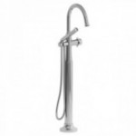 Riobel Momenti MMRD39 2-way Type T (thermostatic) coaxial floor-mount tub filler with hand shower