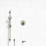 Riobel Pallace KIT1244PATM 1/2 inch 2-way Type T/P coaxial system with spout and hand shower rail